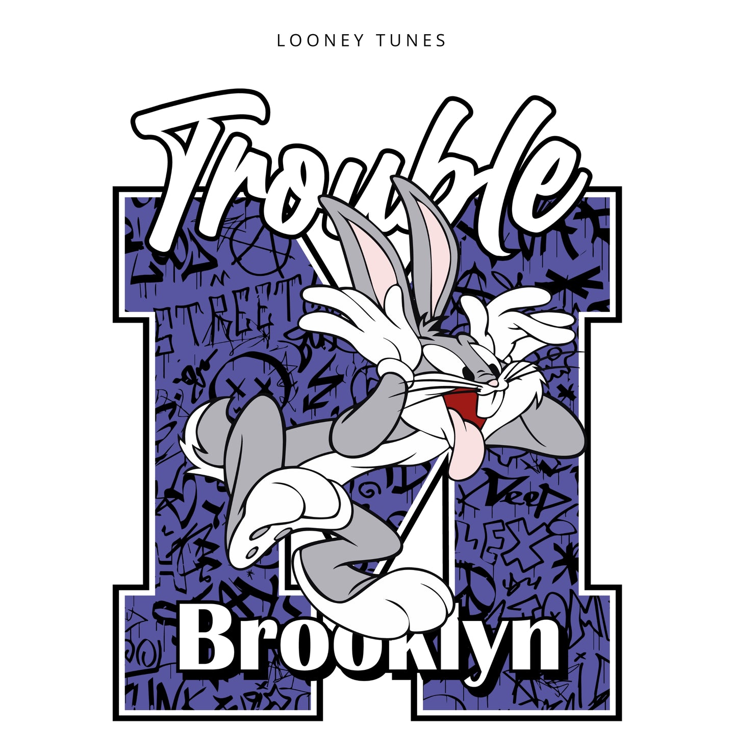 CAMISETA OVERSIZED - TROUBLE