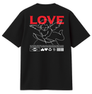 Camiseta básica LOVE estilo street-wear básica