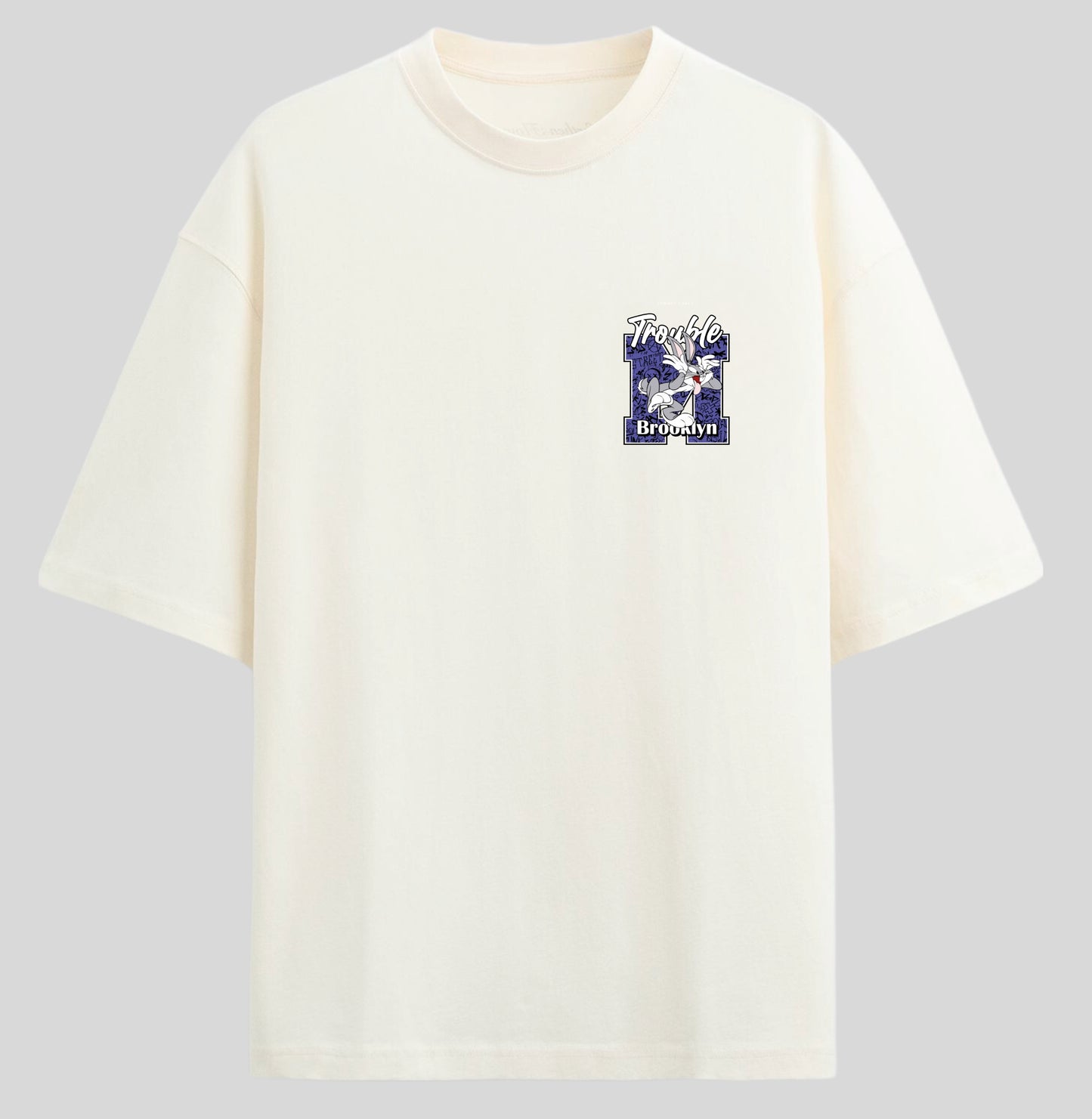 CAMISETA OVERSIZED - TROUBLE