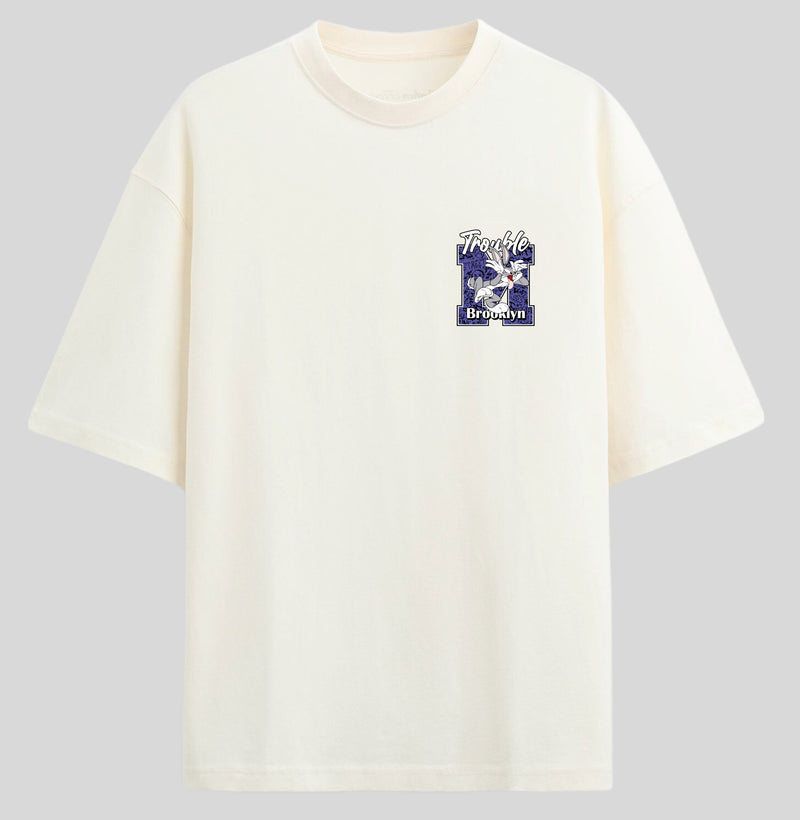 CAMISETA OVERSIZED - TROUBLE