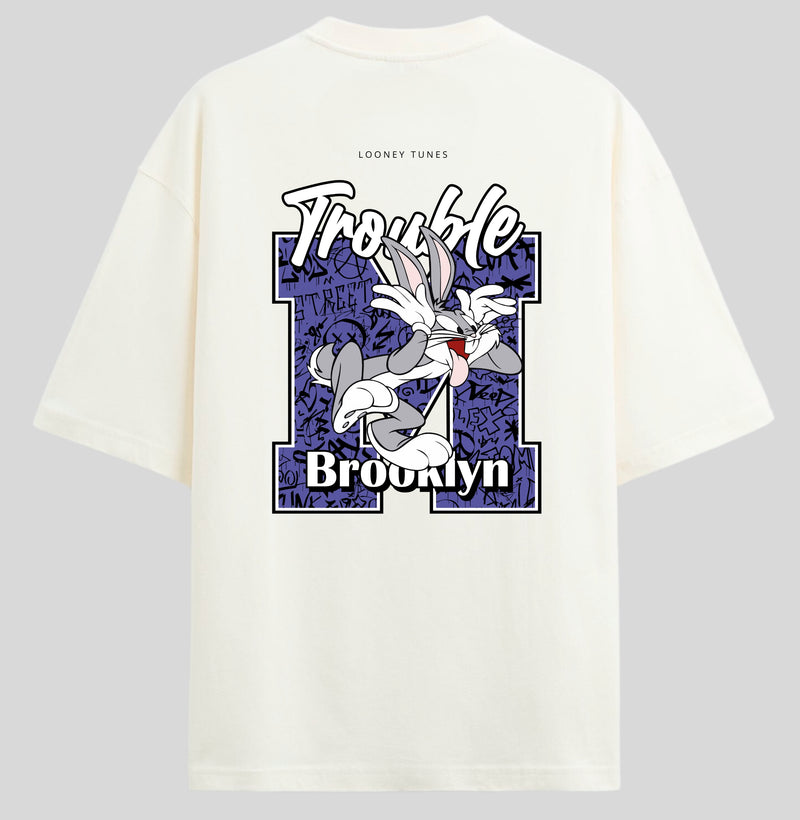 CAMISETA OVERSIZED - TROUBLE