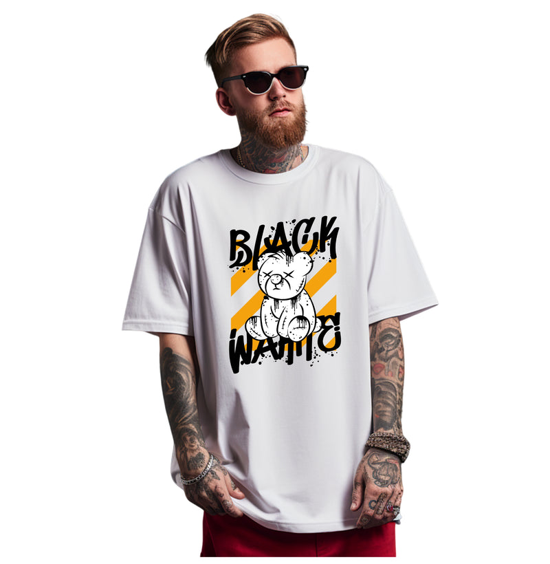 CAMISETA REGULAR - BEAR BLACK WAVE