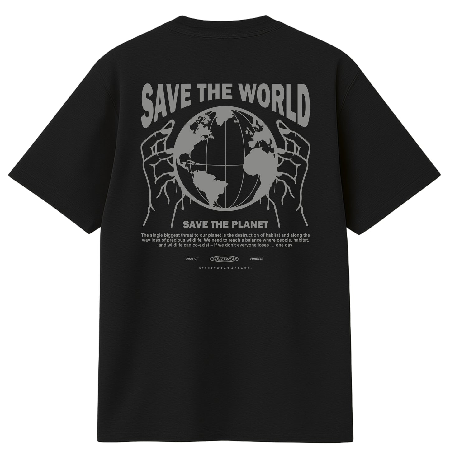 CAMISETA REGULAR - SAVE THE WORLD