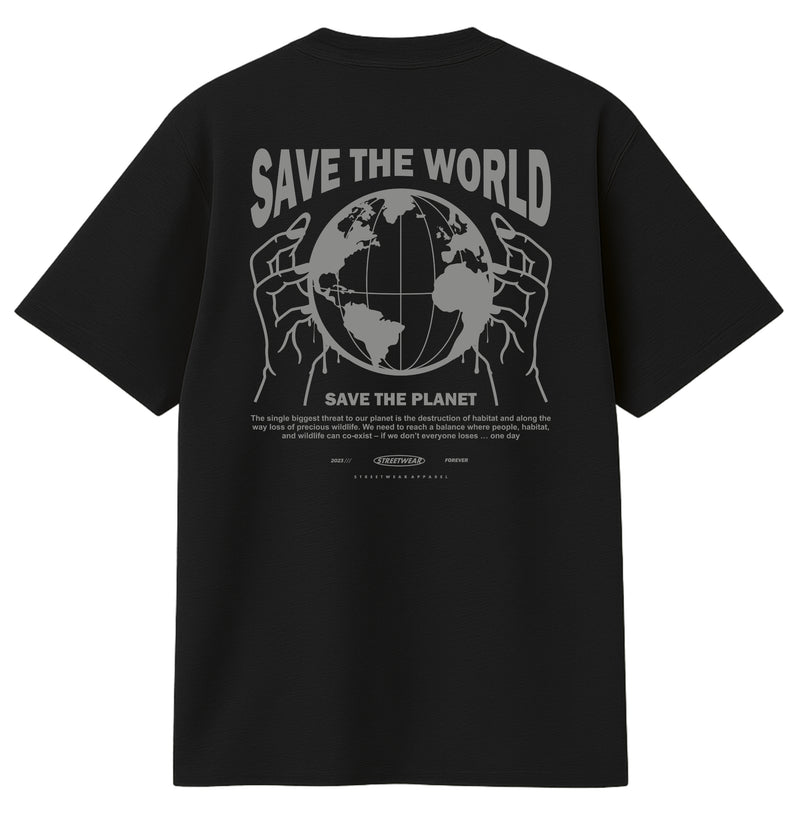 CAMISETA REGULAR - SAVE THE WORLD