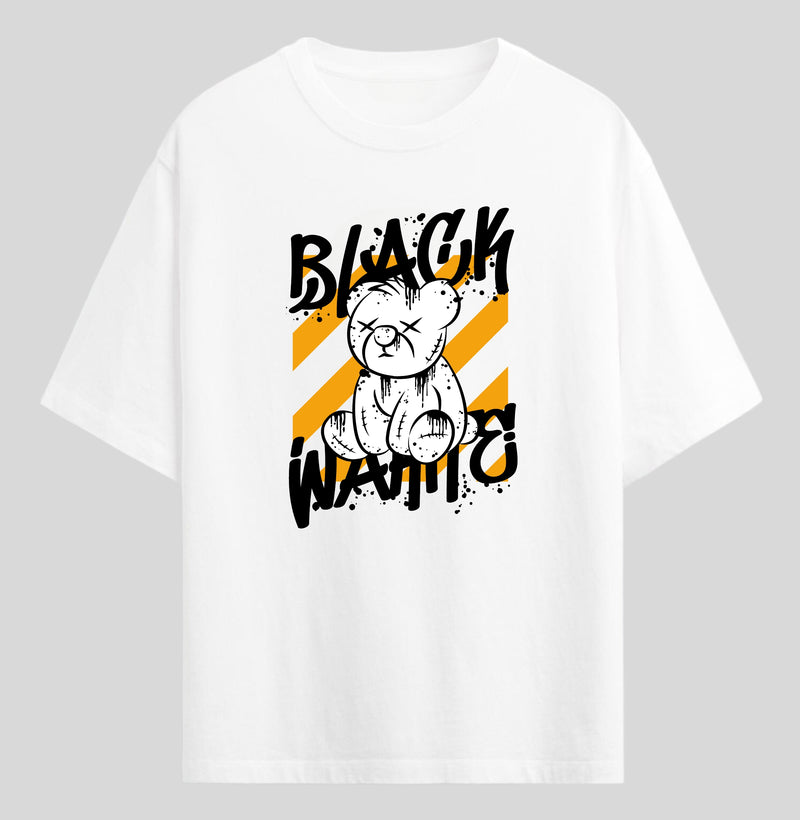 CAMISETA REGULAR - BEAR BLACK WAVE