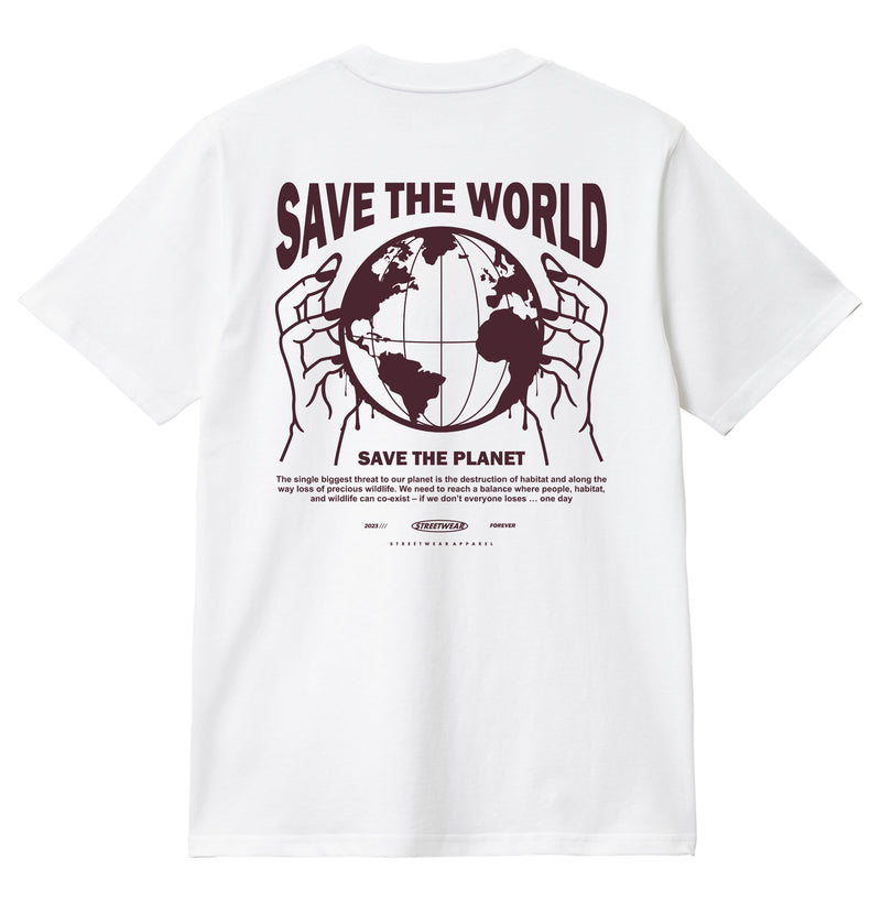CAMISETA REGULAR - SAVE THE WORLD