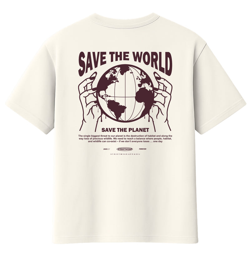 CAMISETA REGULAR - SAVE THE WORLD