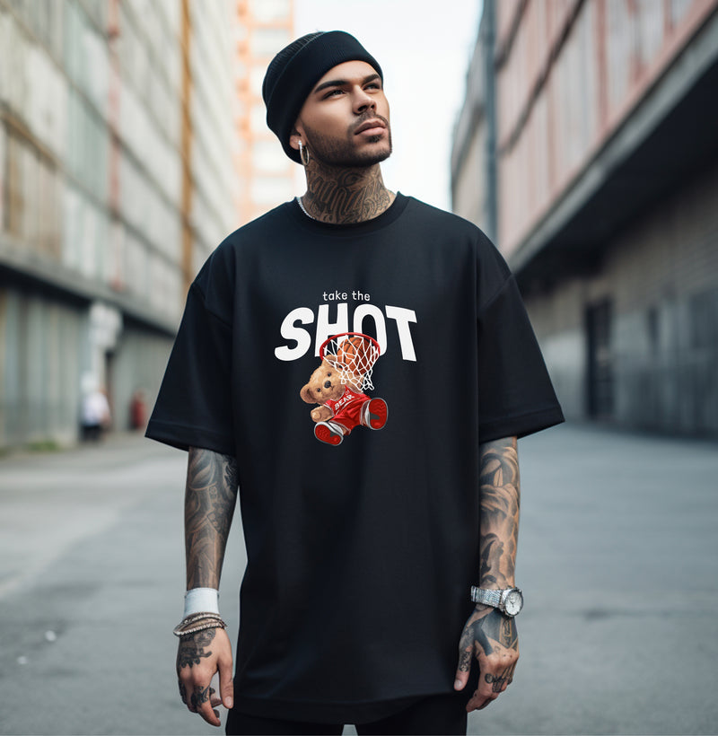 CAMISETA OVERSIZED - TAKE THE SHOT