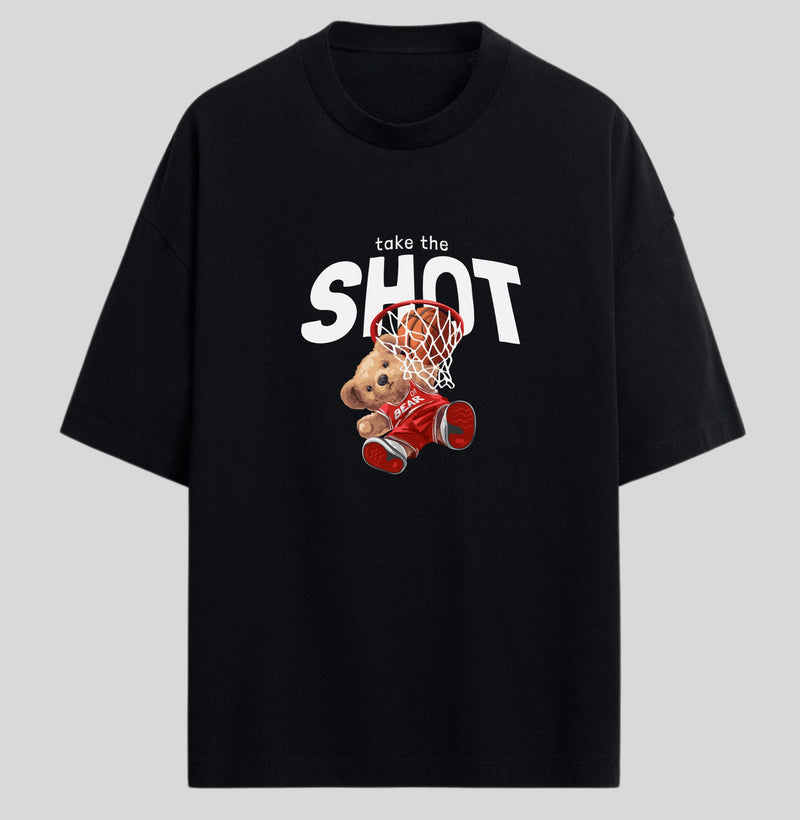 CAMISETA OVERSIZED - TAKE THE SHOT