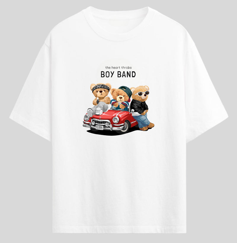 CAMISETA OVERSIDE - BOY BAND
