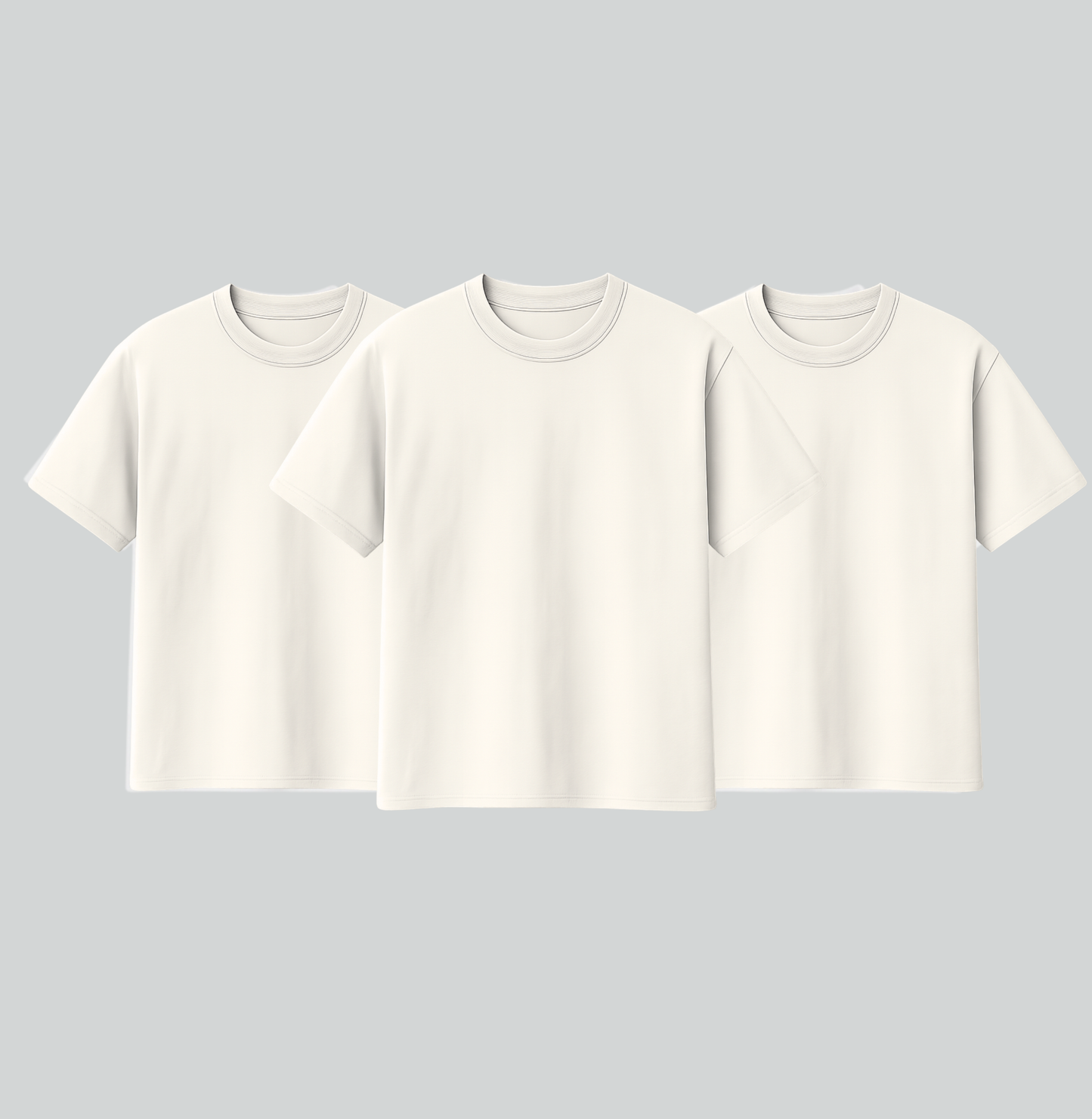 KIT DE 3 CAMISETA BÁSICA - LISA